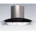 Tempered bend glass for range hood